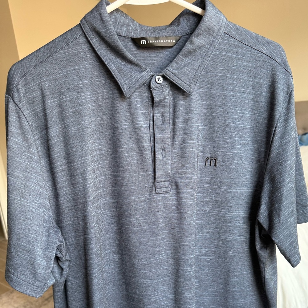 TravisMathew Heater Polo - Blue - Size L